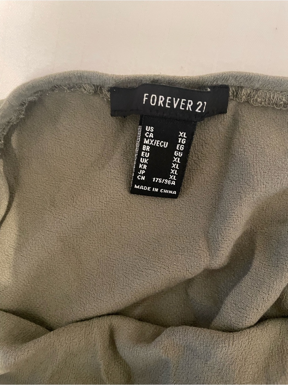 Forever 21 Olive Green Spaghetti Strap Camisole - Picture 2 of 6